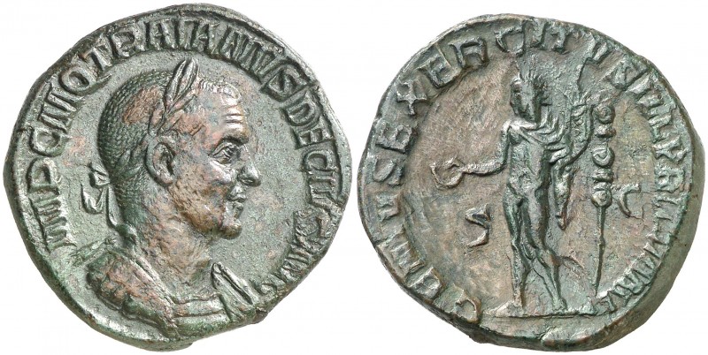 (250-251 d.C.). Trajano Decio. Sestercio. (Spink 9404) (Co. 66 var) (RIC. 119a)....
