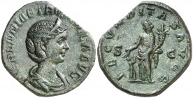 (250-251 d.C.). Herennia Etruscilla. Sestercio. (Spink 9504) (Co. 9) (RIC. 134a). 14,05 g. MBC+.