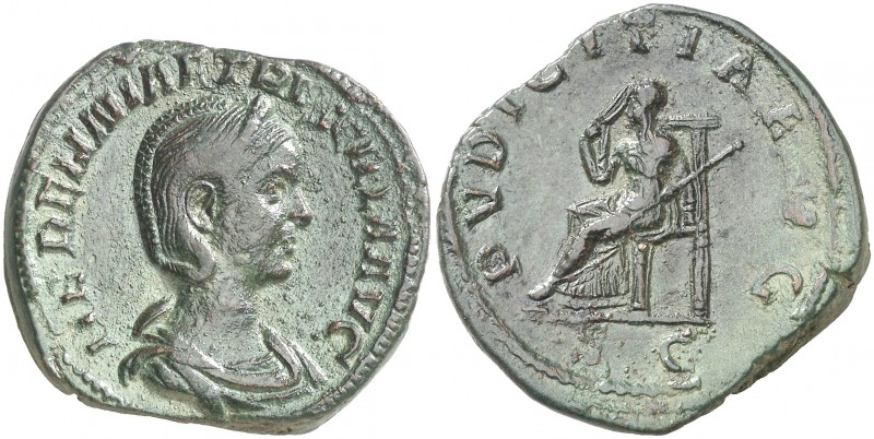 (250 d.C.). Herennia Etruscilla. Sestercio. (Spink 9505) (Co. 22) (RIC. 136b). 1...