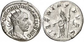 (251-252 d.C.). Treboniano Galo. Antoniniano. (Spink 9634) (S. 63a) (RIC. 38). 3,98 g. EBC.