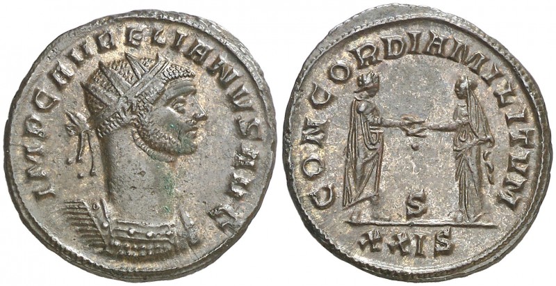 (274 d.C.). Aureliano. Antoniniano. (Spink 11523 var) (Co. 60) (RIC. 244). 3,60 ...
