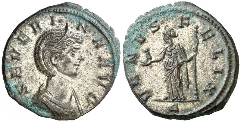 (274-275 d.C.). Severina. Denario de cobre. (Spink 11710) (Co. 14) (RIC. 6). 2,9...