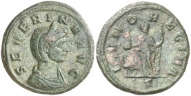 (274-275 d.C.). Severina. AS. (Spink 11711) (Co. 9) (RIC. 7). 7,90 g. Pátina verde. MBC+.