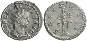 (275-276 d.C.). Tácito. Antoniniano. (Spink 11808) (Co. 125) (RIC. 57). 3,78 g. Grieta. (EBC-).