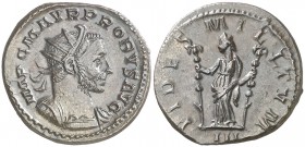 (280-281 d.C.). Probo. Antoniniano. (Spink 11981 var) (Co. 256) (RIC. 28). 4,23 g. MBC+.