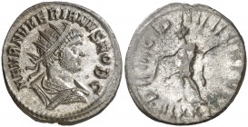 (282 d.C.). Numeriano. Antoniniano. (Spink 12219) (Co. 76) (RIC. 366). 3,90 g. EBC-/MBC+.