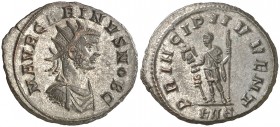 (282 d.C.). Carino. Antoniniano. (Spink 12297 var) (Co. 84) (RIC. 159). 4,04 g. EBC.