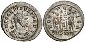 (284 d.C.). Carino. Antoniniano. (Spink 12365 var) (Co. 195) (RIC. 316). 4,41 g. EBC.