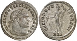 (297-298 d.C.). Constancio I, Cloro. Heraclea. Follis. (Spink 14061) (Co. 89) (RIC. 20a). 9,59 g. EBC.