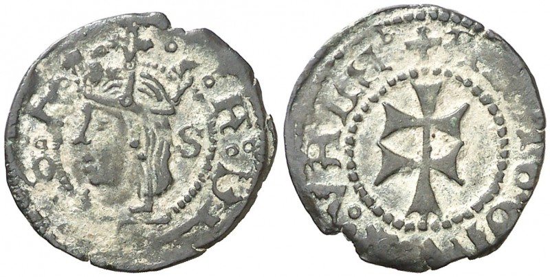 Ferran II (1479-1516). Zaragoza. Dinero jaqués. (Cru.V.S. 1308.1 var) (Cru.C.G. ...