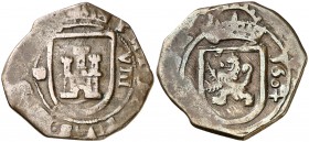 1604. Felipe III. Segovia. 8 maravedís. (AC. 307). 4,60 g. Rara. MBC-.