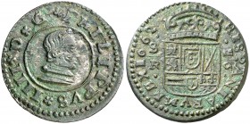 1662. Felipe IV. Sevilla. R. 16 maravedís. (AC. 494). 4,79 g. MBC+/EBC-.