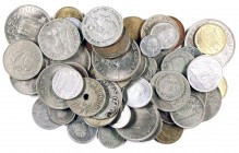 Lote de 63 monedas del centenario a Juan Carlos I, algunas en plata. A examinar. BC/S/C.