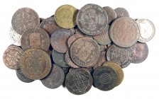 s. XIX-XX. Lote de 196 monedas de diversos países y metales. A examinar. BC/EBC.