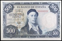 1954. 500 pesetas. (Ed. D69b) (Ed. 468b). 22 de julio, Zuloaga. Serie S. S/C.