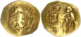 Miguel VIII (1261-1282). Constantinopla. Hyperpyron. (Ratto 2218 var) (S. 2242). 4,15 g. MBC-.