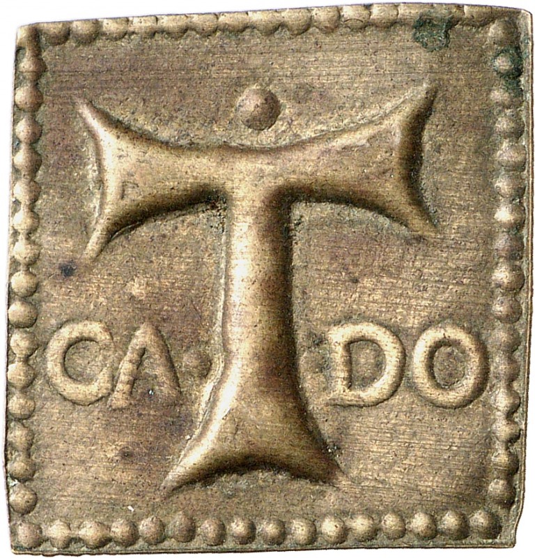 Tarragona. Pellofa. (Cru.L. 2156, mismo ejemplar). 1,01 g. Latón. Ex Colección L...