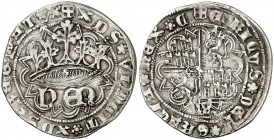 Enrique IV (1454-1474). Segovia. Real de anagrama. (AB. 712.1) 3,19 g. MBC.