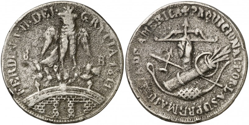 1811. Fernando VII. Zitácuaro. 8 reales. (AC. 1474). 19,99 g. Acuñada por los in...