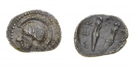 Monete della Magna Grecia
Sicilia
Himera - Litra databile al periodo 470-450 a.C. - Diritto: testa maschile con elmo crestato a sinistra - Rovescio:...
