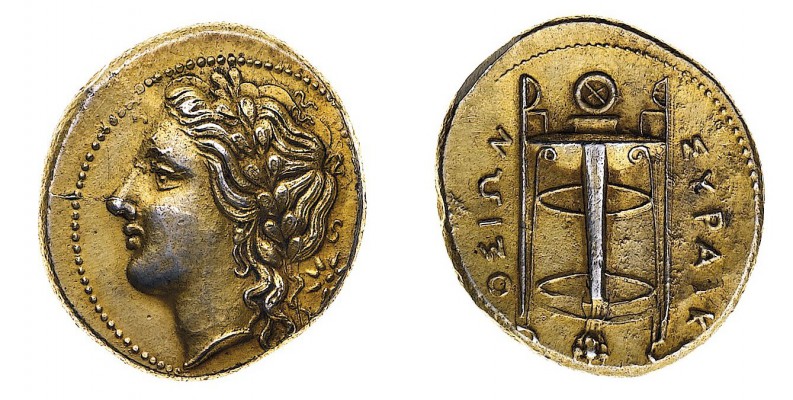 Monete della Magna Grecia
Sicilia
Siracusa - Agatocle (317-289 a.C.) - 50 Litr...