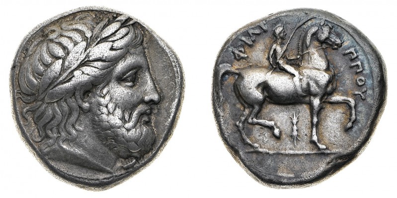 Monete Greche
Macedonia
Filippo II (359-336 a.C.) - Tetradramma postumo databi...