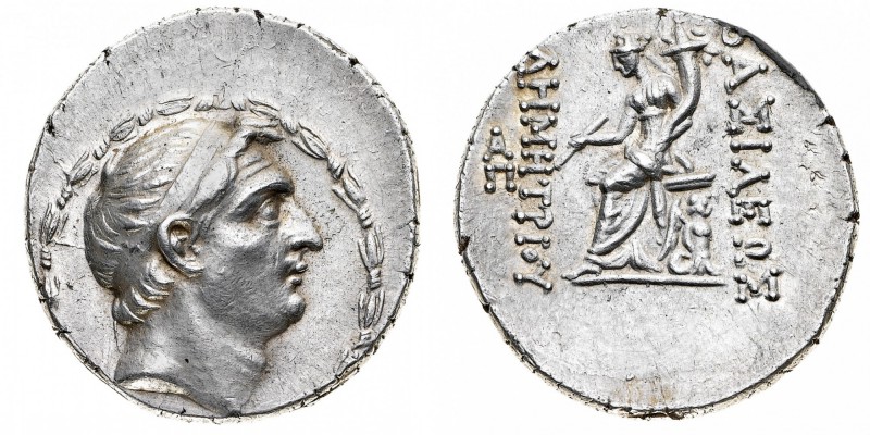 Monete Greche
Regno Seleucide
Demetrio I Soter (162-150 a.C.) - Tetradramma da...