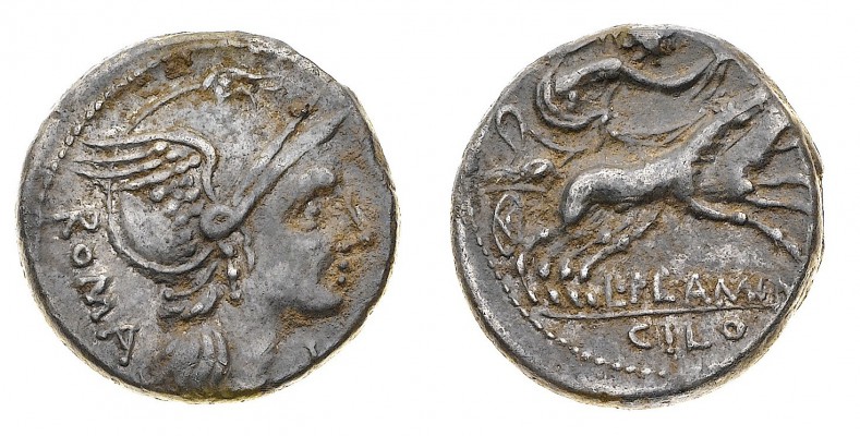 Monete Romane Repubblicane

Denaro al nome L. FLAMINI CILO databile al 109 o 1...