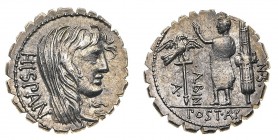 Monete Romane Repubblicane

Denario serrato al nome A.POST A.F S.N ALBIN databile all'81 a.C. - Zecca: Roma - Diritto: figura femminile velata a des...