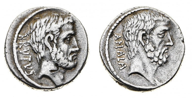 Monete Romane Repubblicane

Denaro al nome BRVTVS databile al 54 a.C. - Zecca:...