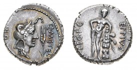Monete Romane Pre-Imperiali

Denaro al nome Q. METELL.SCIPIO IMP con EPPIVS LEG.F.C. databile agli anni 47-46 a.C. - Zecca: indeterminabile in Afric...