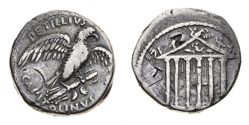 Monete Romane Pre-Imperiali

Denaro al nome PETLLIVS CAPITOLINVS databile 43 a...