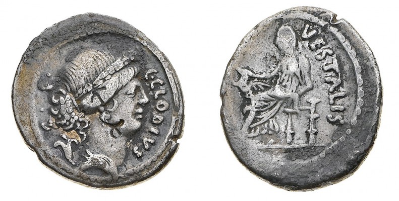 Monete Romane Pre-Imperiali

Denaro al nome C. CLODIVS C.F. VESTALIS databile ...
