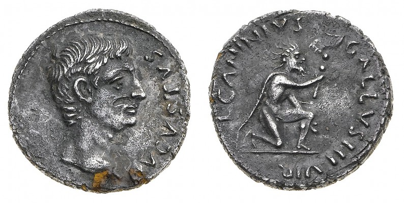 Monete Romane Imperiali
Augusto (27 a.C. - 14 d.C.)
Denaro databile al 12 a.C....