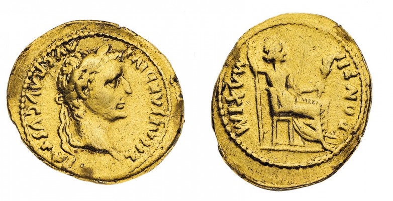 Monete Romane Imperiali
Tiberio (14-37 d.C.)
Aureo - Zecca: Lugdunum - Diritto...