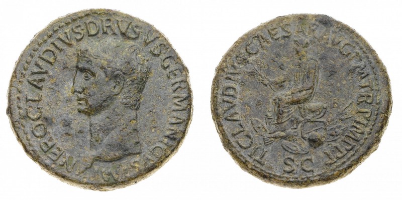 Monete Romane Imperiali
Claudio (41-54 d.C.)
Sesterzio al nome e con l'effigie...