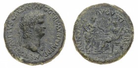Monete Romane Imperiali
Nerone (54-68 d.C.)
Sesterzio databile al 64 d.C. - Zecca: Roma - Diritto: testa laureata dell'Imperatore a destra con l'egi...