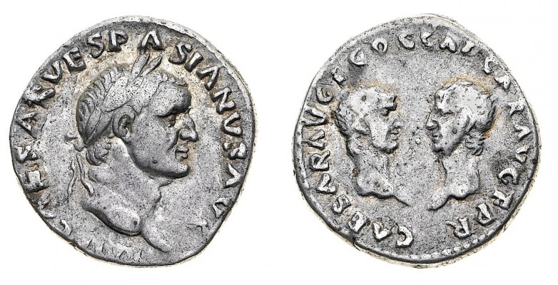 Monete Romane Imperiali
Vespasiano (69-79 d.C.)
Denaro databile al 70 d.C. - Z...