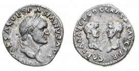 Monete Romane Imperiali
Vespasiano (69-79 d.C.)
Denaro databile al 70 d.C. - Zecca: Roma - Diritto: testa laureata dell'Imperatore a destra - Rovesc...