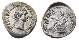 Monete Romane Imperiali
Domiziano (81-96 d.C.)
Denaro databile agli anni 82-83 d.C. - Zecca: Roma - Diritto: testa laureata dell'Imperatore a destra...