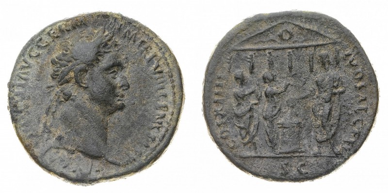 Monete Romane Imperiali
Domiziano (81-96 d.C.)
Asse databile al 88 d.C. - Zecc...