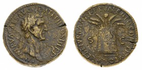 Monete Romane Imperiali
Nerva (96-98 d.C.)
Sesterzio databile al 97 d.C. - Zecca: Roma - Diritto: testa laureata dell'Imperatore a destra - Rovescio...