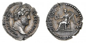 Monete Romane Imperiali
Adriano (117-138 d.C.)
Denaro databile al periodo 134-138 d.C. - Zecca: Roma - Diritto: testa laureata dell'Imperatore a des...