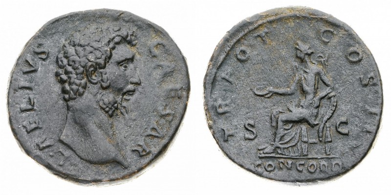 Monete Romane Imperiali
Adriano (117-138 d.C.)
Sesterzio al nome e con l'effig...