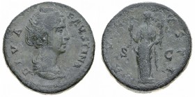 Monete Romane Imperiali
Antonino Pio (138-161 d.C.)
Sesterzio al nome e con l'effigie di Faustina Senior, moglie dell'Imperatore, databile a dopo il...