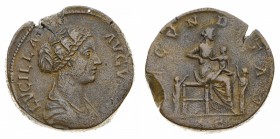 Monete Romane Imperiali
Lucio Vero (161-169 d.C.)
Sesterzio al nome e con l'effigie di Lucilla, moglie dell'Imperatore - Zecca: Roma - Diritto: bust...
