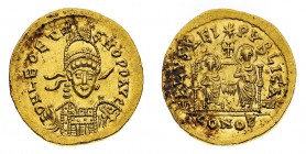 Monete Romane Imperiali
Leone II e Zenone (474 d.C.)
Leone II e Zenone (474 d.C.) - Solido databile al 474 d.C. - Zecca: Costantinopoli - Diritto: m...