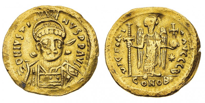Monete Bizantine

Giustino I (518-527) - Solido databile agli anni 518-519 - Z...