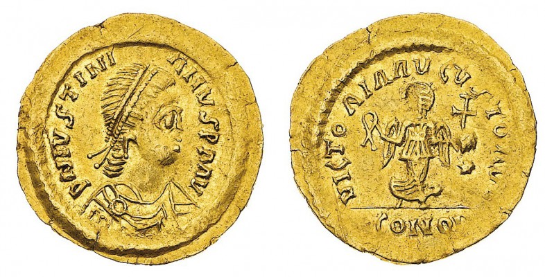 Monete Bizantine

Giustiniano I (527-565) - Tremisse - Zecca: Costantinopoli -...