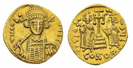 Monete Bizantine

Costantino IV (668-685) - Solido databile al periodo 668-673 - Zecca: Costantinopoli - Diritto: busto coronato e corazzato dell'Im...